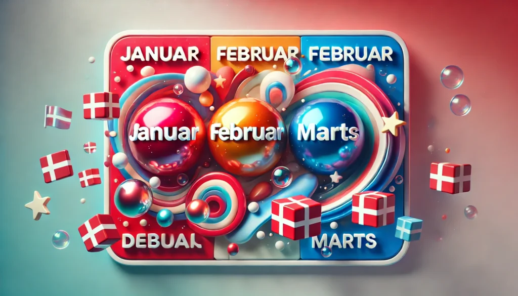 Danish Months Of The Year