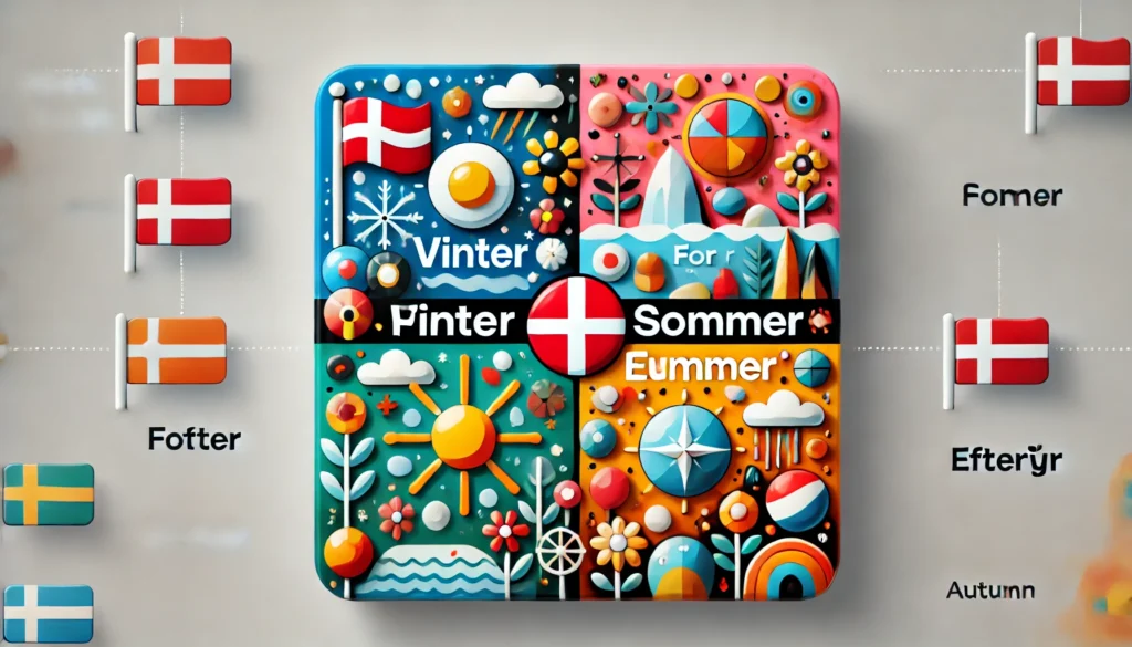 Seasons in Danish