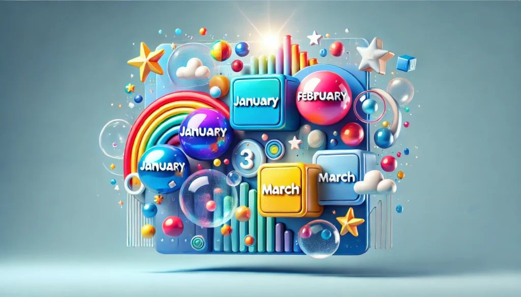 English Months Of The Year