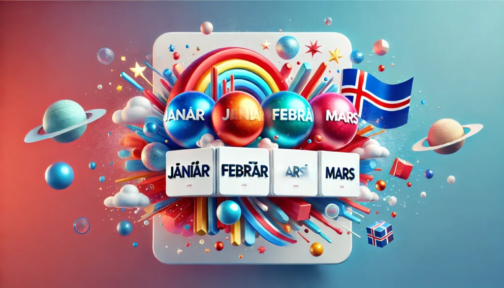 Icelandic Months Of The Year