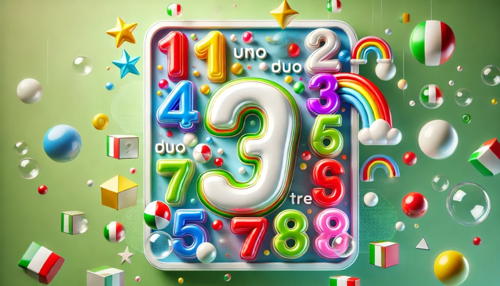 Numbers from 1 to 100 in Italian