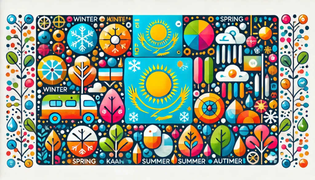 Seasons in Kazakh