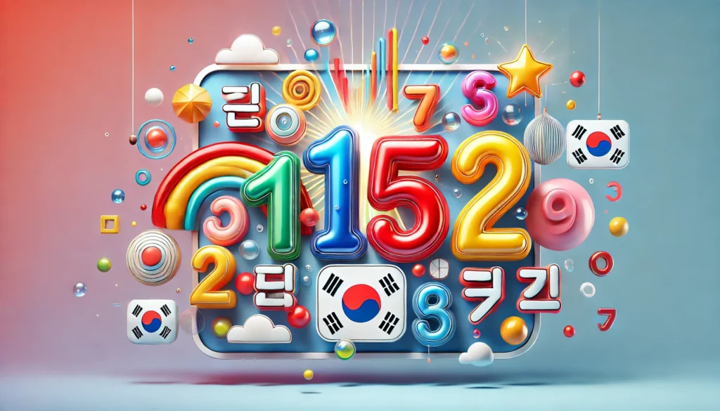 Numbers from 1 to 100 in Korean